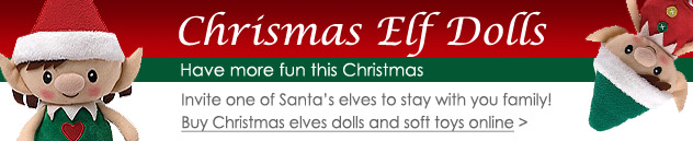 Buy Christmas Elf - Dolls and Soft Toys