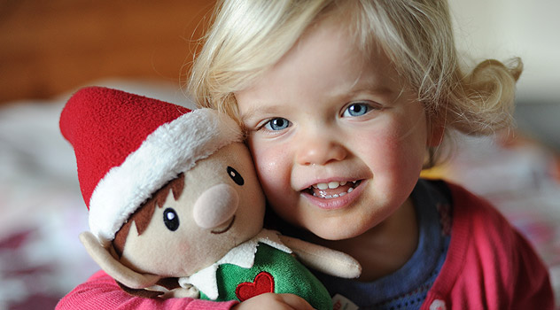 Santa's Elf with Girl
