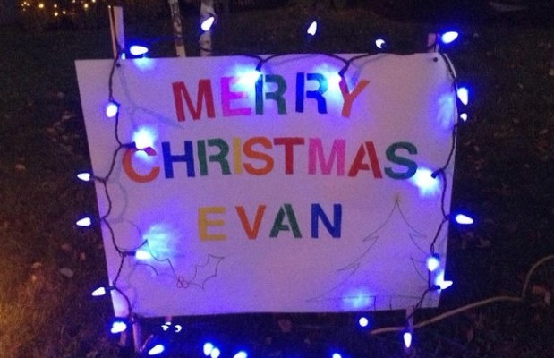 St George Ontario celebrates Christmas early for terminally ill 7 year old Evan Leversage